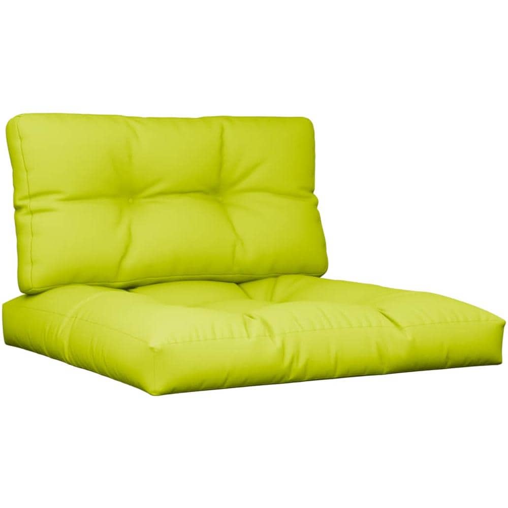 Cuscini Per Divani In Pallet 2 Pz Verde Chiaro In Tessuto - Foto 2