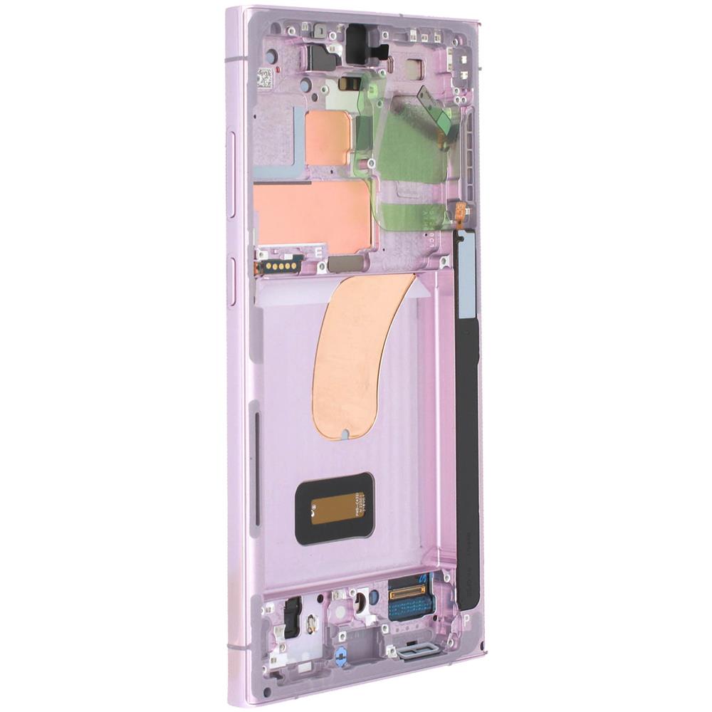 Blocco Completo Galaxy S23 Ultra Touchscreen + Frame Originale Lavender - Foto 2