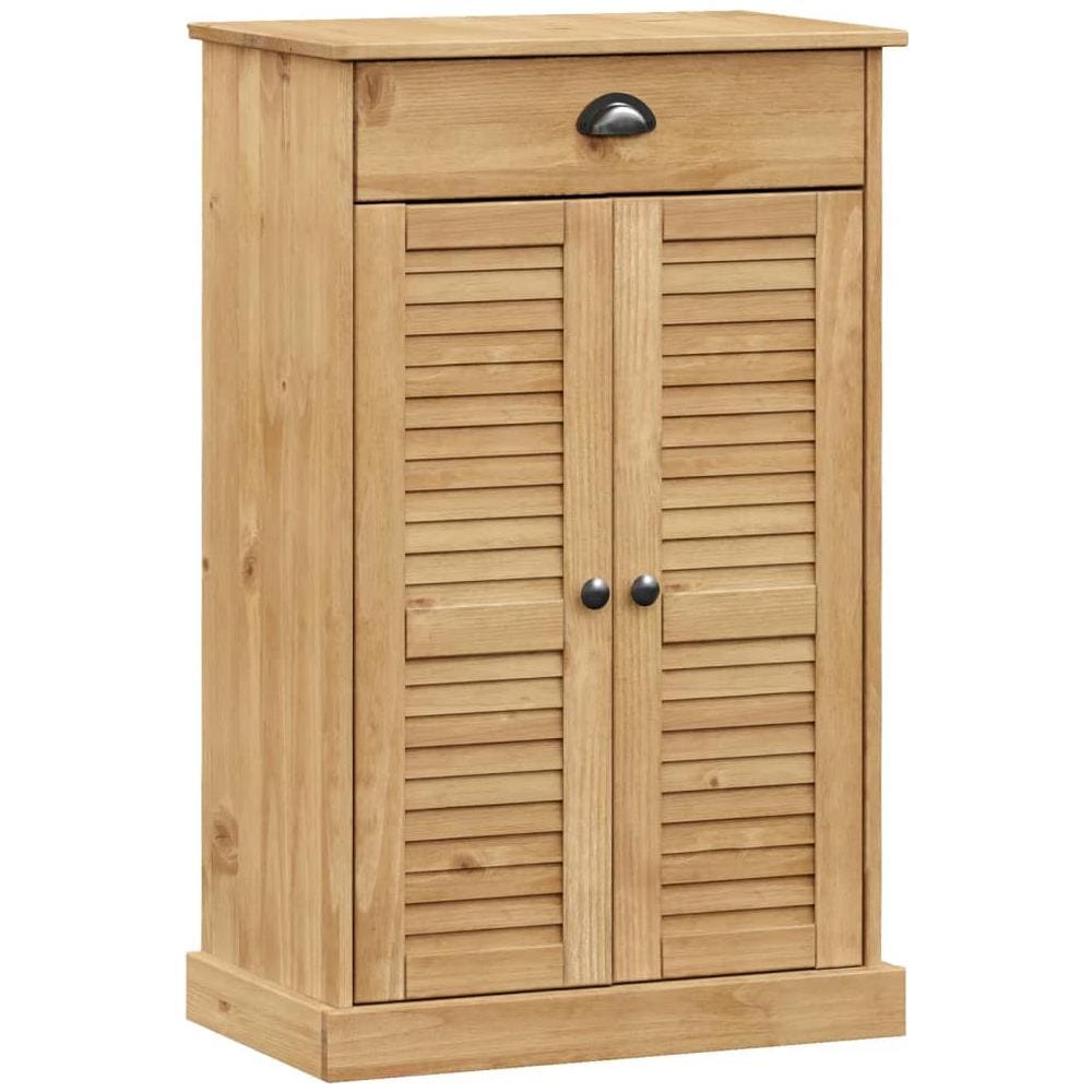 Scarpiera Vigo 60x35x96 Cm In Legno Massello Di Pino - Foto 1