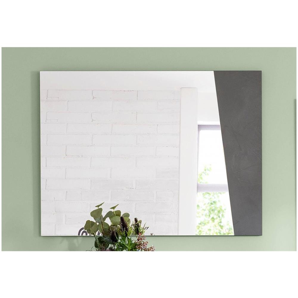 Specchio Alessio, Specchio Da Bagno, 100% Made In Italy, Cm 80x2h60, Ardesia - Foto 1
