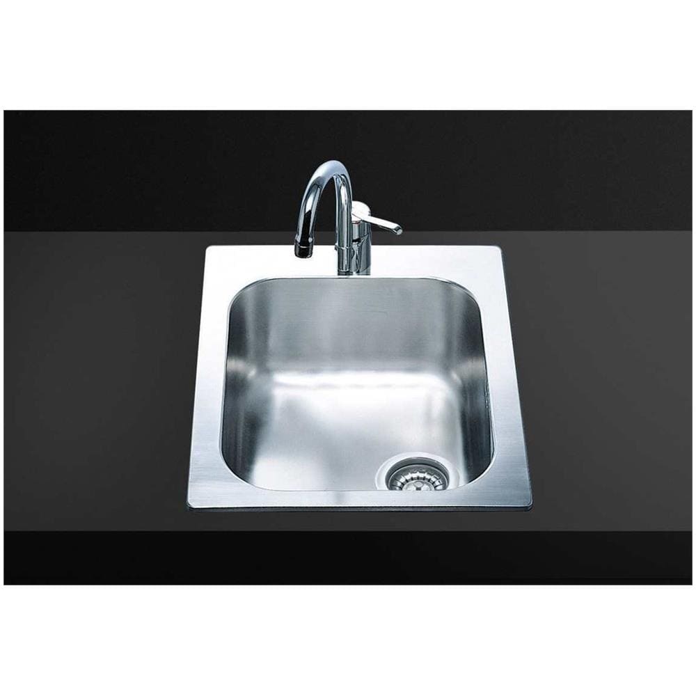 VS34 / P3 Lavello da Incasso in Acciaio Inox 1 Vasca Dimensioni 34 x 40 cm Colore Spazzolato - Foto 2