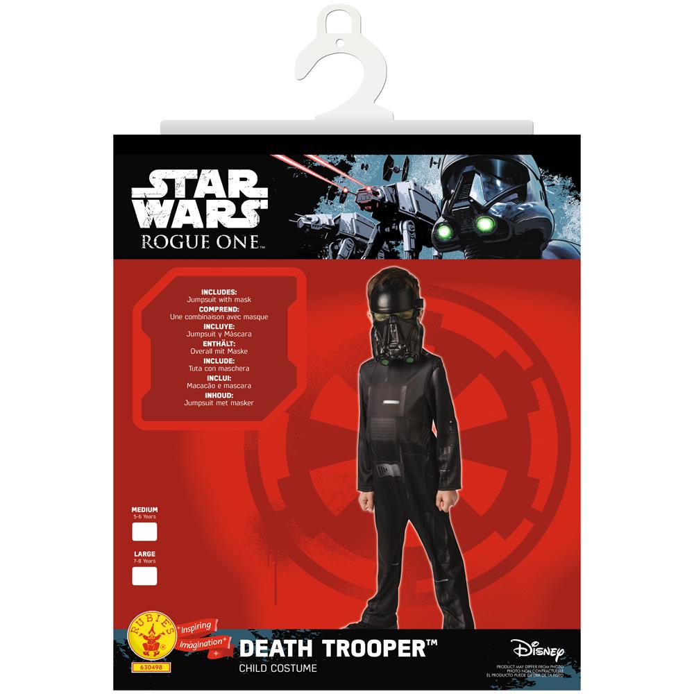 Travestimento Death Trooper Per Bambino Star Wars 5 A 6 Anni - Foto 4