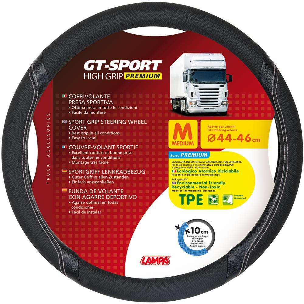 Coprivolante Tpe Gt-sport M 44-46cm Nero / Silver - Foto 2