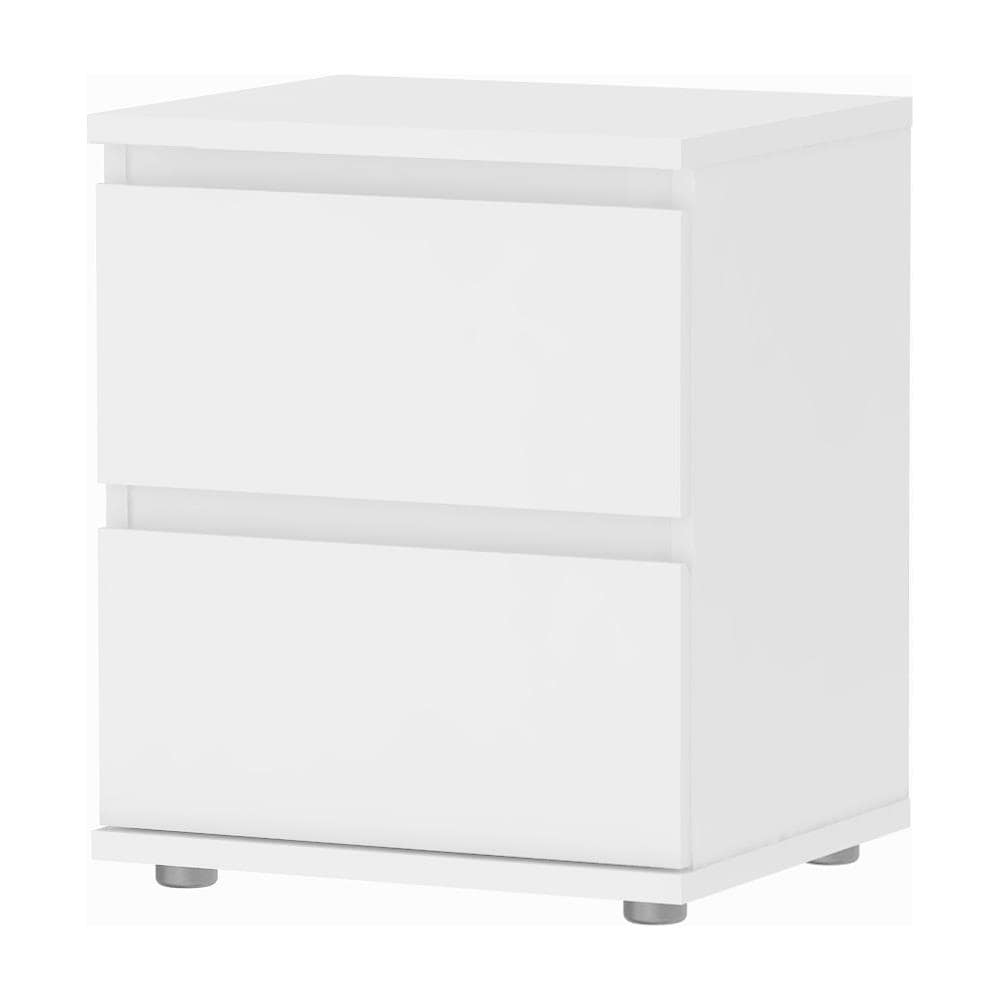 Comodino Camera Da Letto Bianco Cm 40 X 34 X 48 H - Foto 1