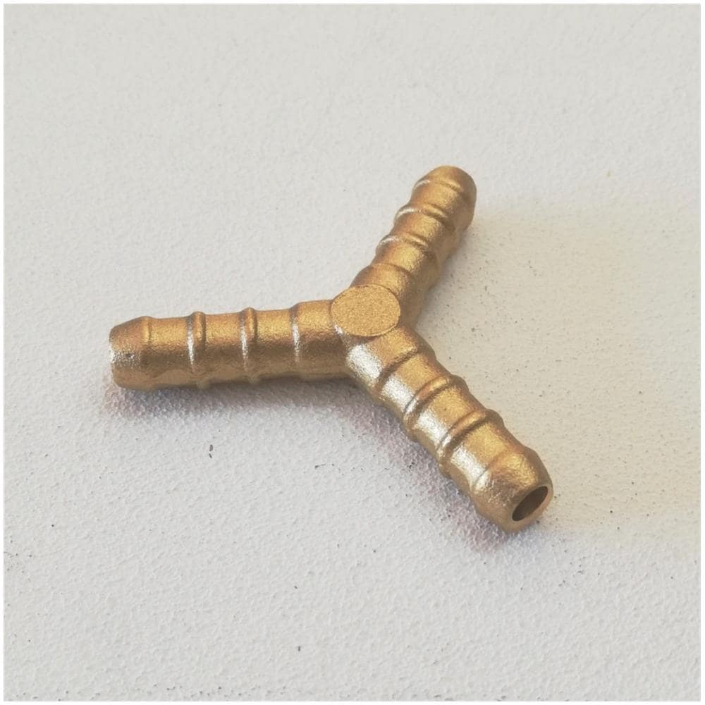 Raccordo Portagomma In Ottone A Tre Vie Per Gas Gpl - Foto 3