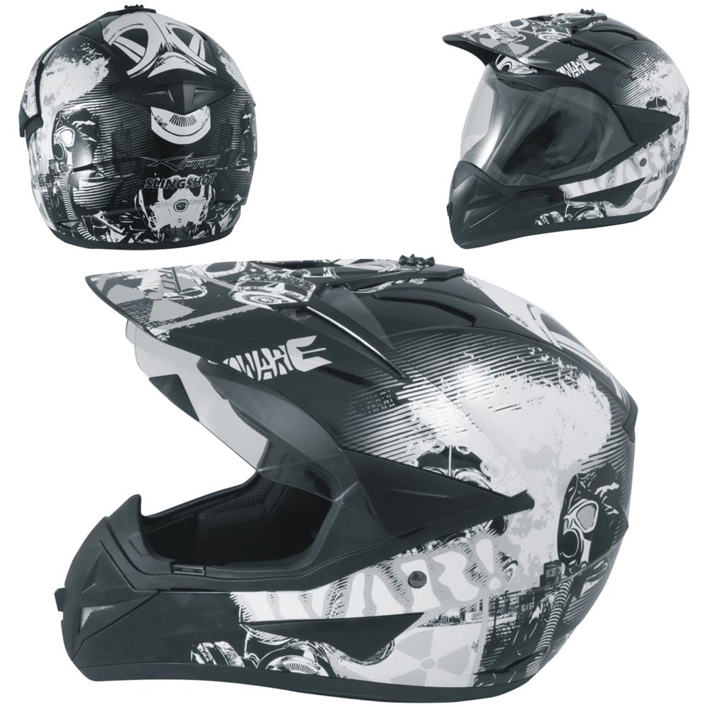 A-PRO - Casco Integrale Moto Scooter Visierino Parasole Touring Nero Opaco L Badge Mblkl - Foto 14