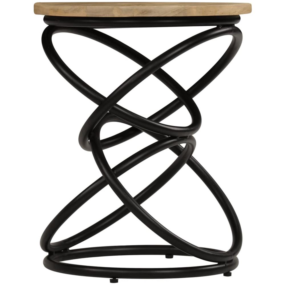 Tavolino Di Servizio In Legno Massello Di Mango 40x50 Cm - Foto 2