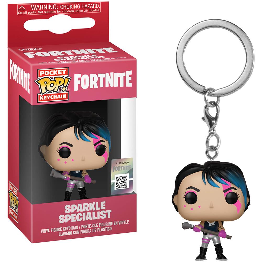 Pocket Pop Fortnite Portachiavi In ? ? vinile Con Anello Sparkle Specialist, (fk35719)  - Foto 2