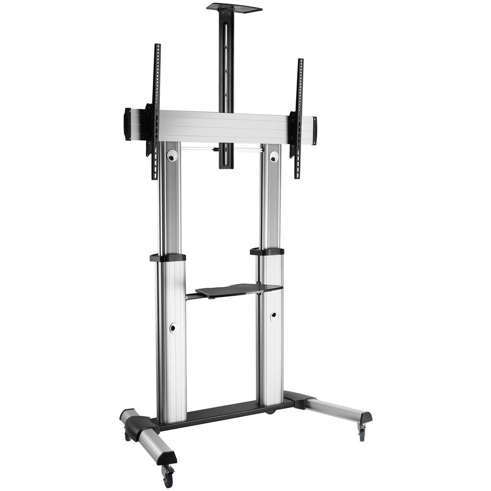 650605 base da pavimento per tv a schermo piatto 2,54 m (100) Portable flat panel floor stand Alluminio - Foto 1
