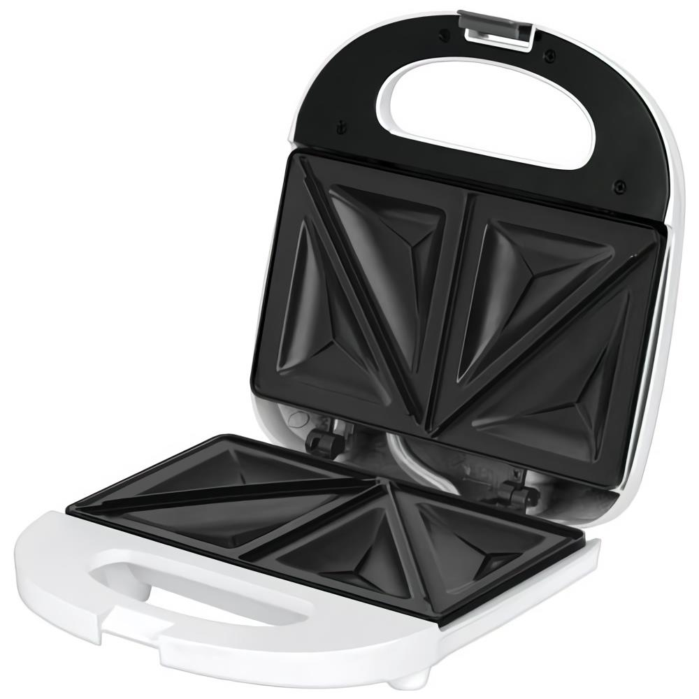 MOP-27 Tostiera Elettrica per 2 Panini / 4 a Triangolo Potenza 750 W Colore Bianco - Foto 2