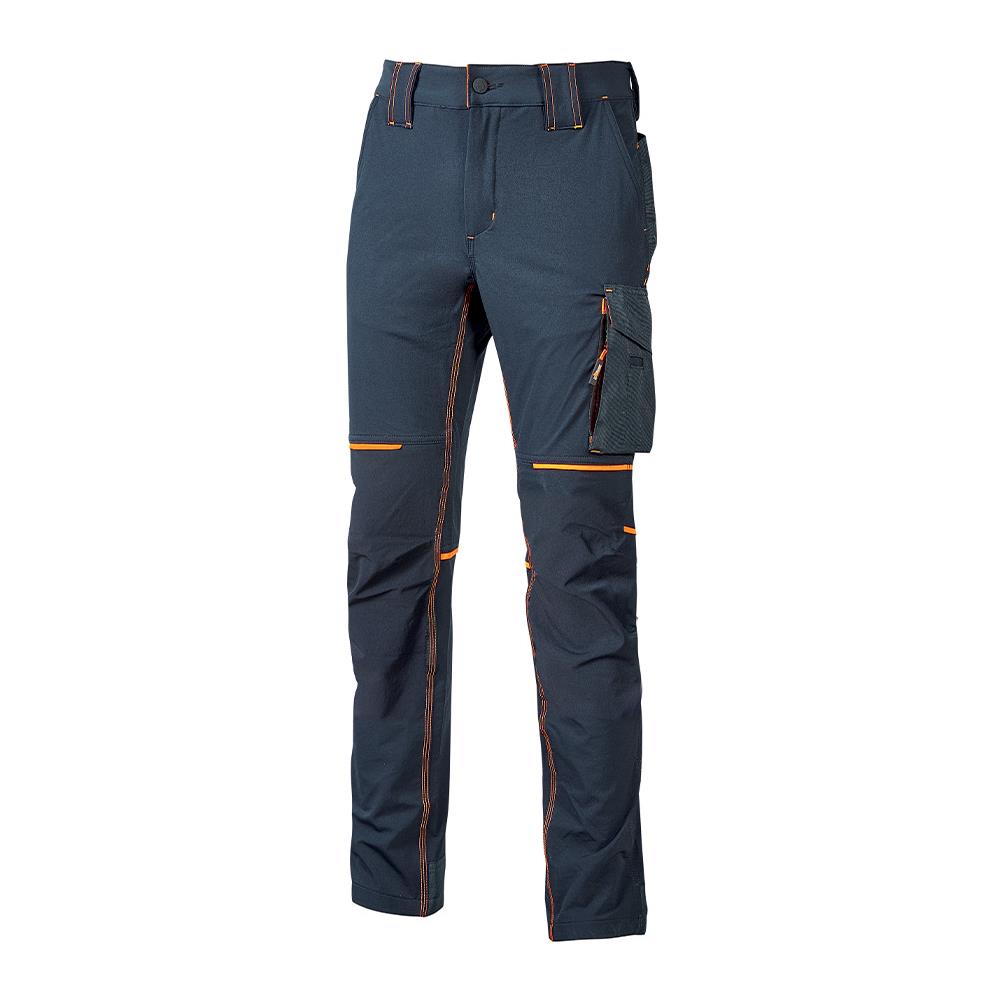 Upower World Pantalone Da Lavoro Multitasca Modello Slim Super Resistente Comodo Colore Deep Blue Tg. 3xl - Foto 1
