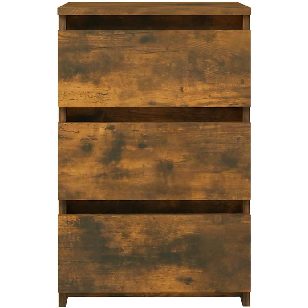 Comodino Rovere Fumo 40x35x62,5 Cm In Legno Multistrato - Foto 2