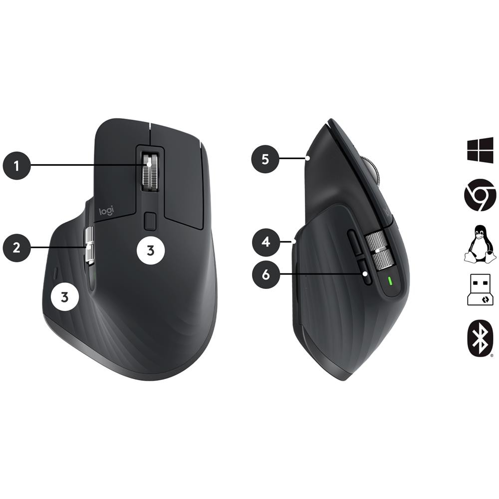 Tastiera e Mouse Bluetooth 920-010933 (Layout US International) Colore Grafite - Foto 6