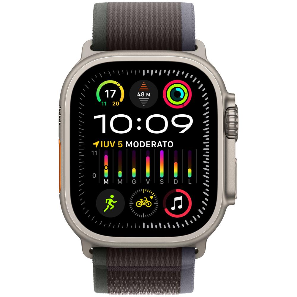 Watch Ultra 2 GPS + Cellular, Cassa 49m in Titanio con Blu /Nero Trail Loop - M /L - Foto 2