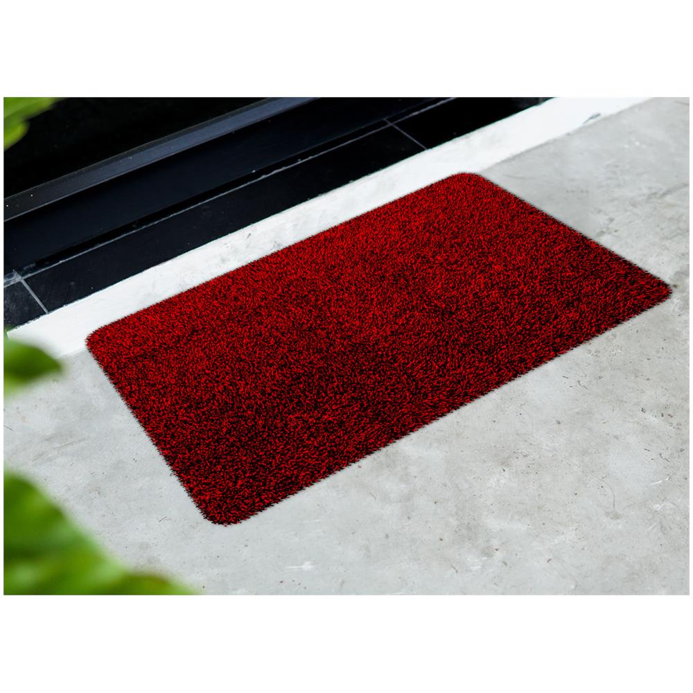 Zerbino Antiscivolo Entrata Ingresso Casa Esterno Asciugapassi Magic Clean 45x70 Rosso - Foto 1