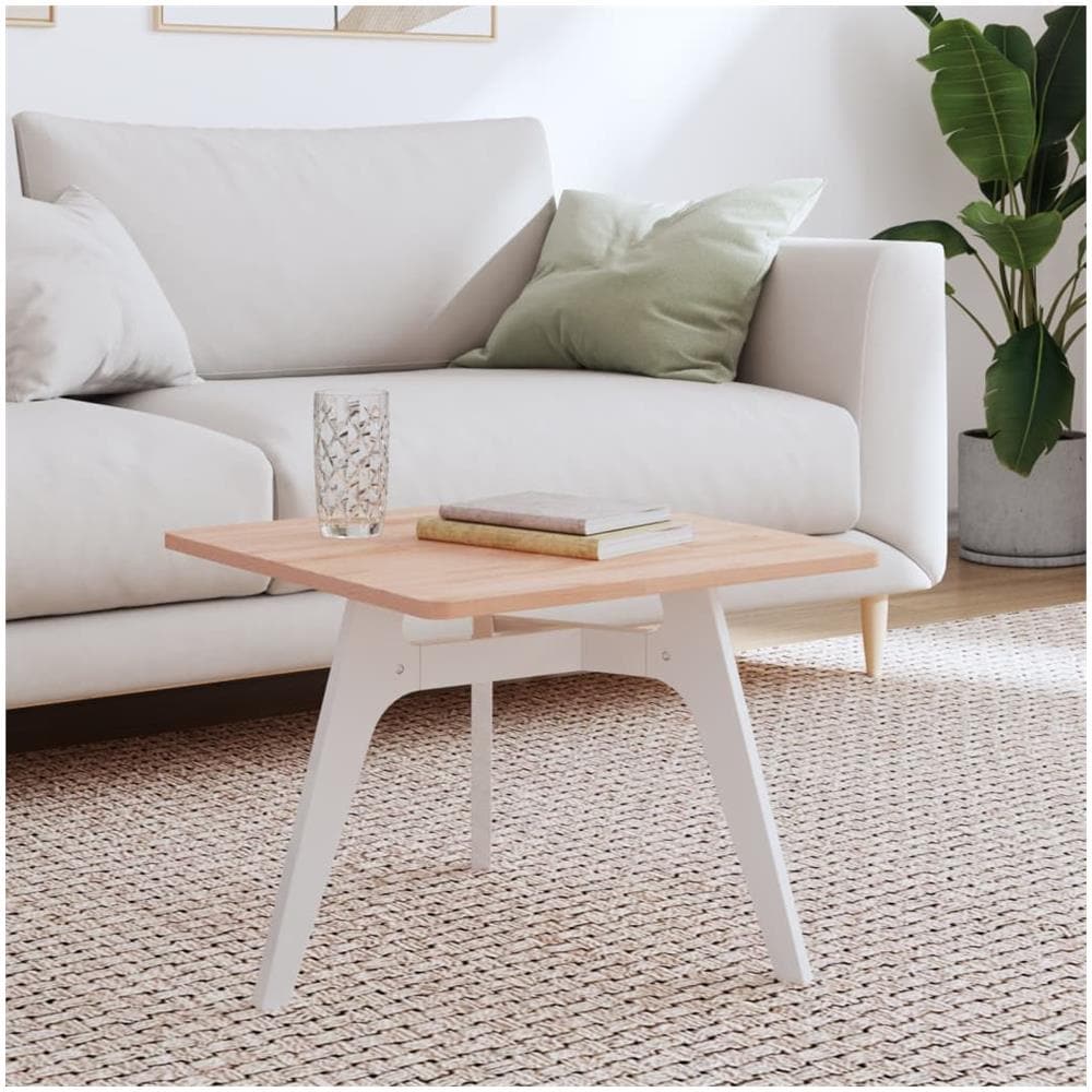 Piano Per Tavolo 50x50x1,5 Cm Quadrato Legno Massello Di Faggio - Foto 1