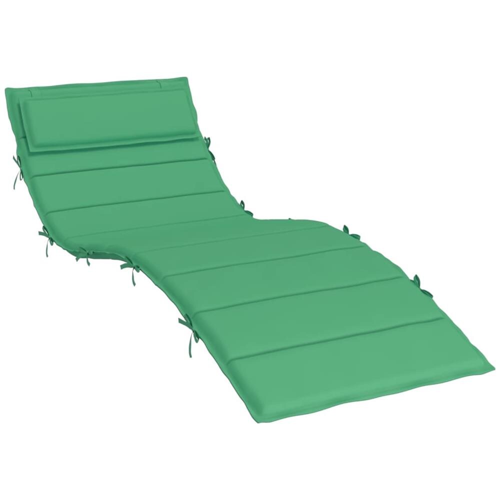 Cuscino Per Lettino Verde 180x60x3 Cm In Tessuto Oxford - Foto 2