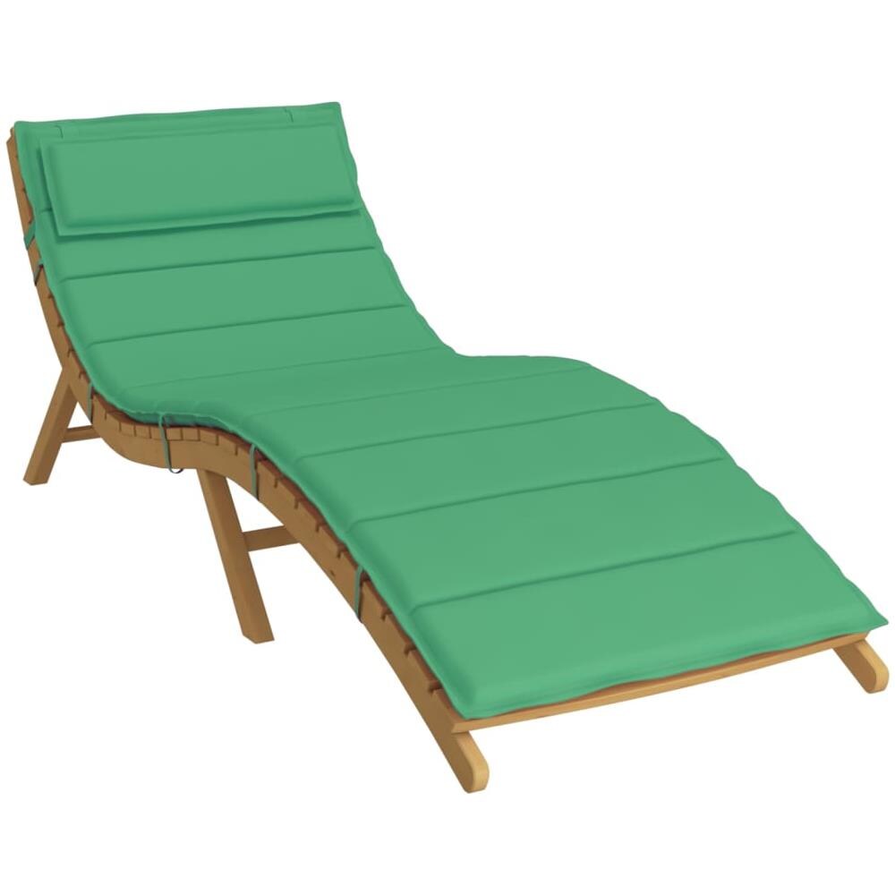 Cuscino Per Lettino Verde 180x60x3 Cm In Tessuto Oxford - Foto 3