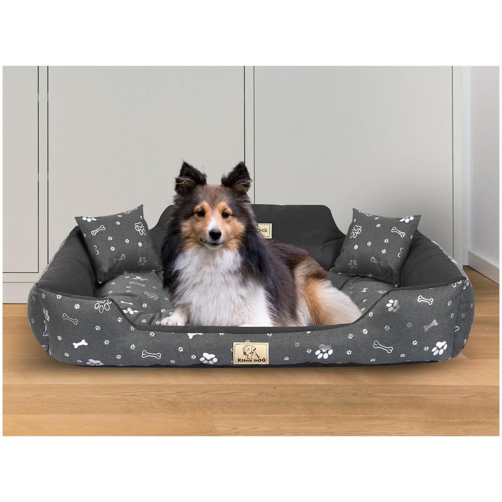 100x75 cm KINGDOG Cuccia per cani impermeabile personalizzabile Silver Bones - Foto 9