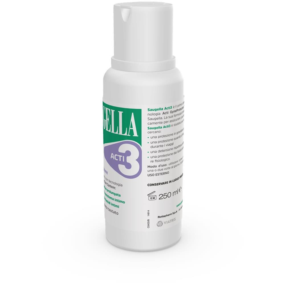 Saugella ACTI3 Detergente Intimo 250 ml - Foto 1