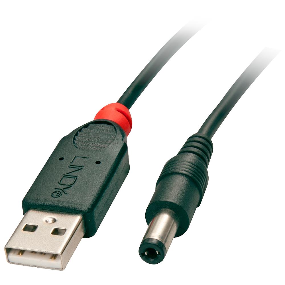 Cavo USB Maschio - DC 5,5/2,5mm Maschio 1.5m - Foto 2