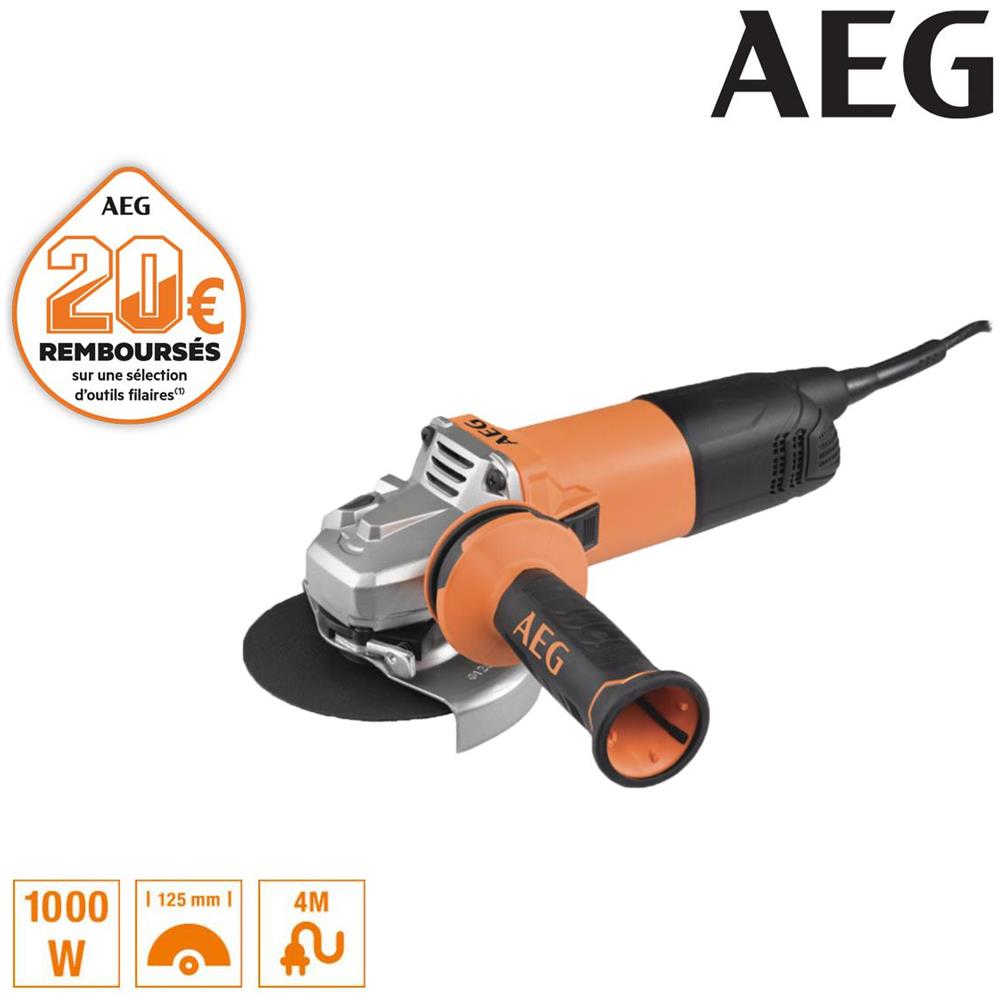 Smerigliatrice Elettrica 1000w 125mm Ws10-125sk - Foto 2