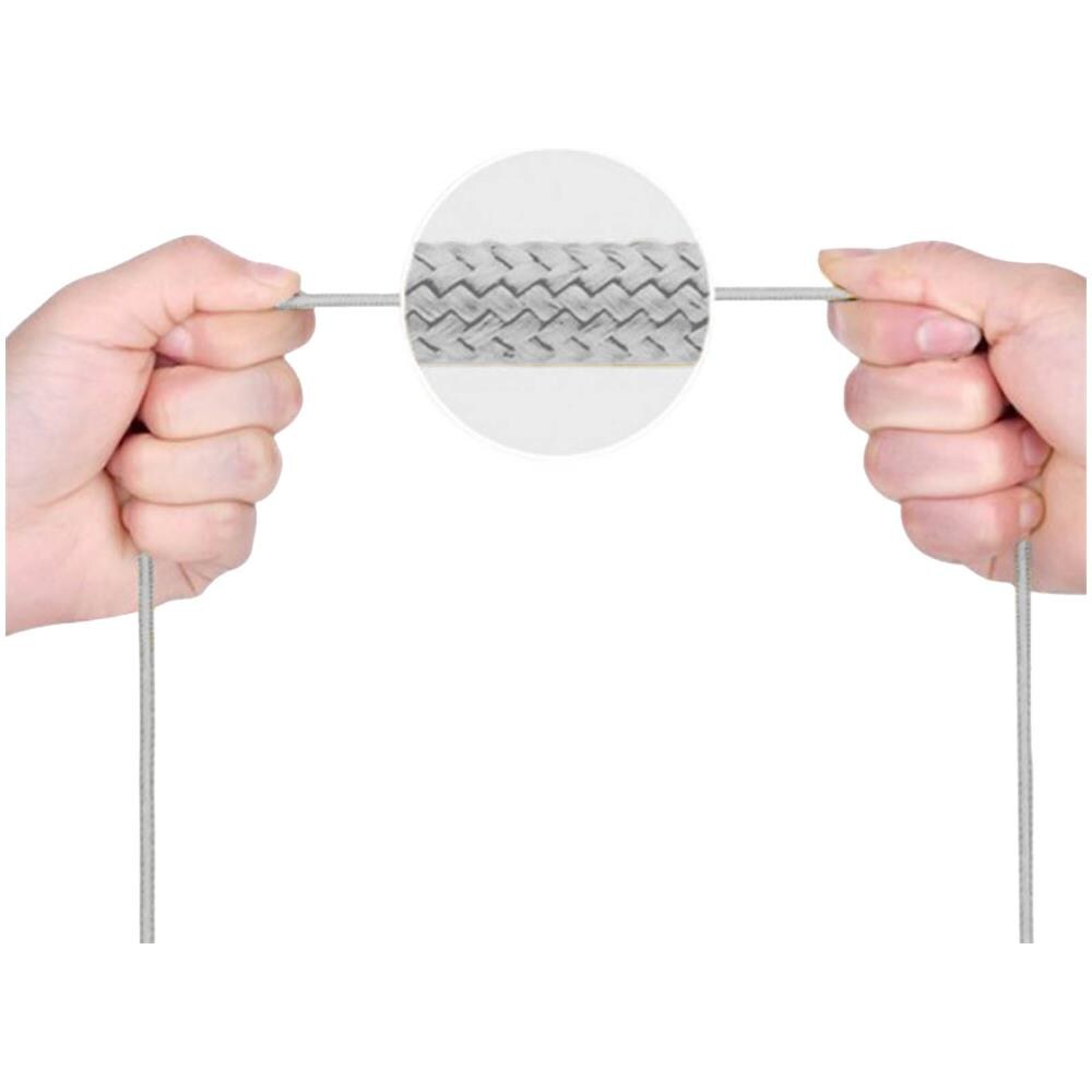 Cavo Magnetico Usb Verso Usb Type C 1m In Nylon Intrecciato - Foto 2