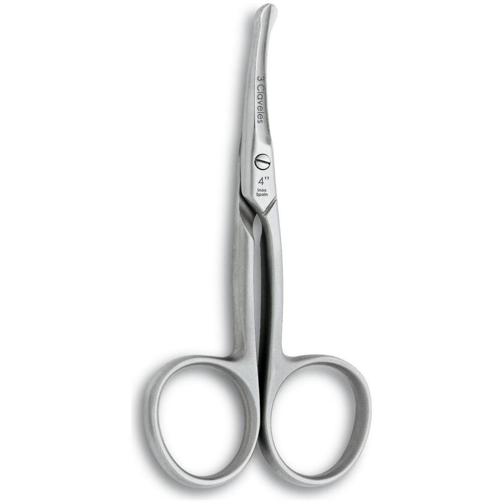 12044 - Forbici Per Bebã¨, Curve, Inossidabili, 4' - Foto 1