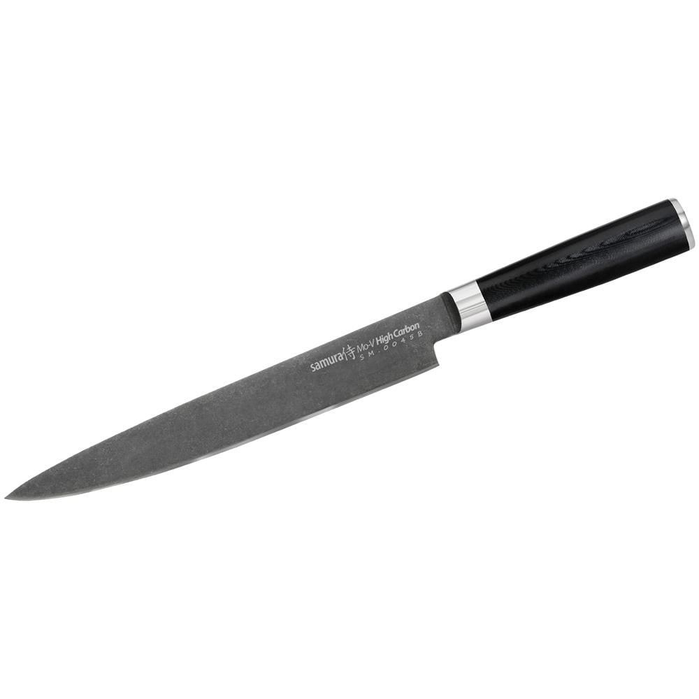 Mo-v Professionale Giapponese Affettare Lama 9,0"" / 230 Mm. G-10 Della Maniglia Durezza 59 Hrc - Foto 1