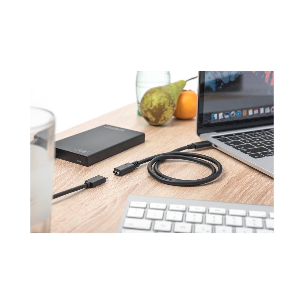 AK-300210-007-S cavo USB 0,7 m USB C Maschio Femmina Nero - Foto 2