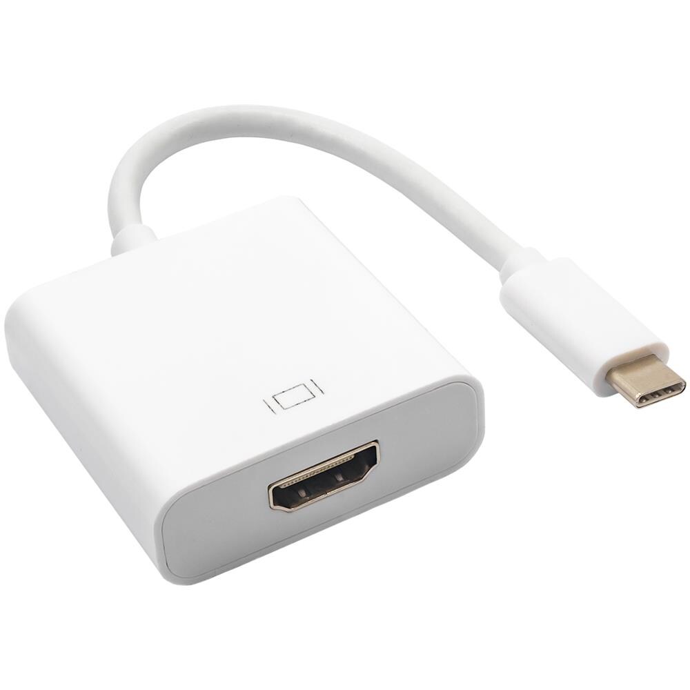 AK-AD-53 cavo di interfaccia e adattatore USB Typ C HDMI Bianco - Foto 1
