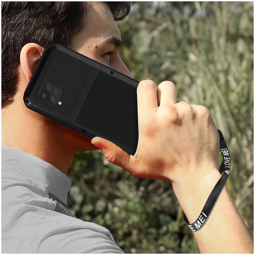 Cover Integrale Per Samsung Galaxy A42 Antiurto 3m Impermeabile Nera - Foto 5