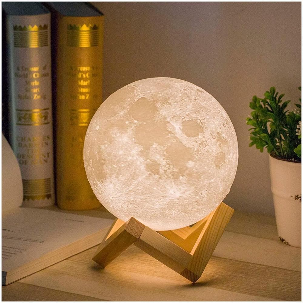 Lampada LED Notte A Forma Di Pesca Rosa – Morbida In Silicone Touch Con 3 Luminosità E Timer 30' – Ricaricabile USB - 2