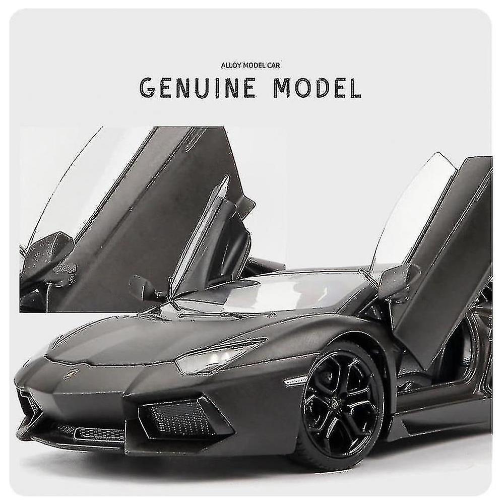 Modellino Lamborghini Aventador In Lega Di Zinco 1:36 - Auto Giocattolo Con Porte Apriibili, Verde - Foto 2