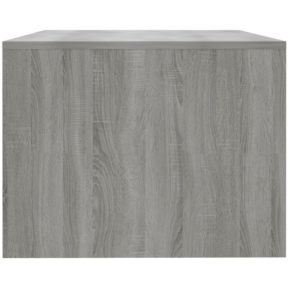 Tavolino Da Salotto Grigio Sonoma 102x55x42cm Legno Multistrato - Foto 7