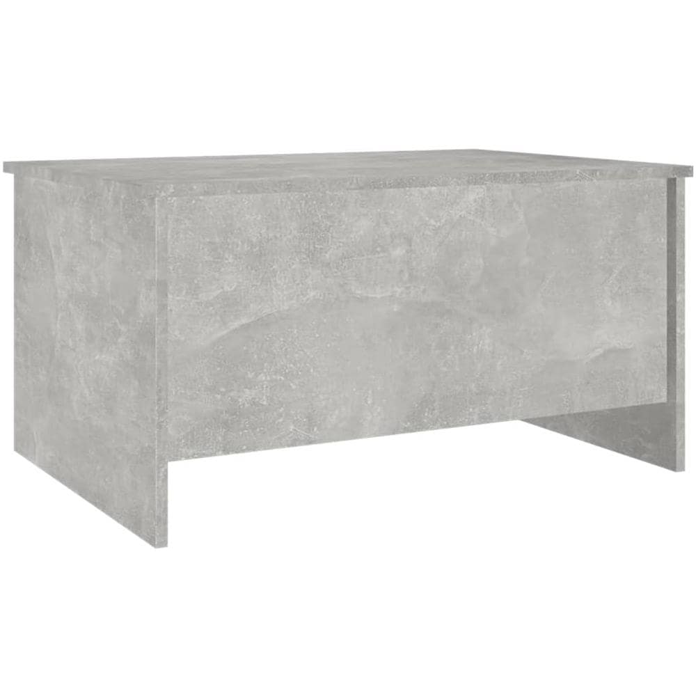 Tavolino Grigio Cemento 80x55,5x41,5 Cm In Legno Multistrato - Foto 3