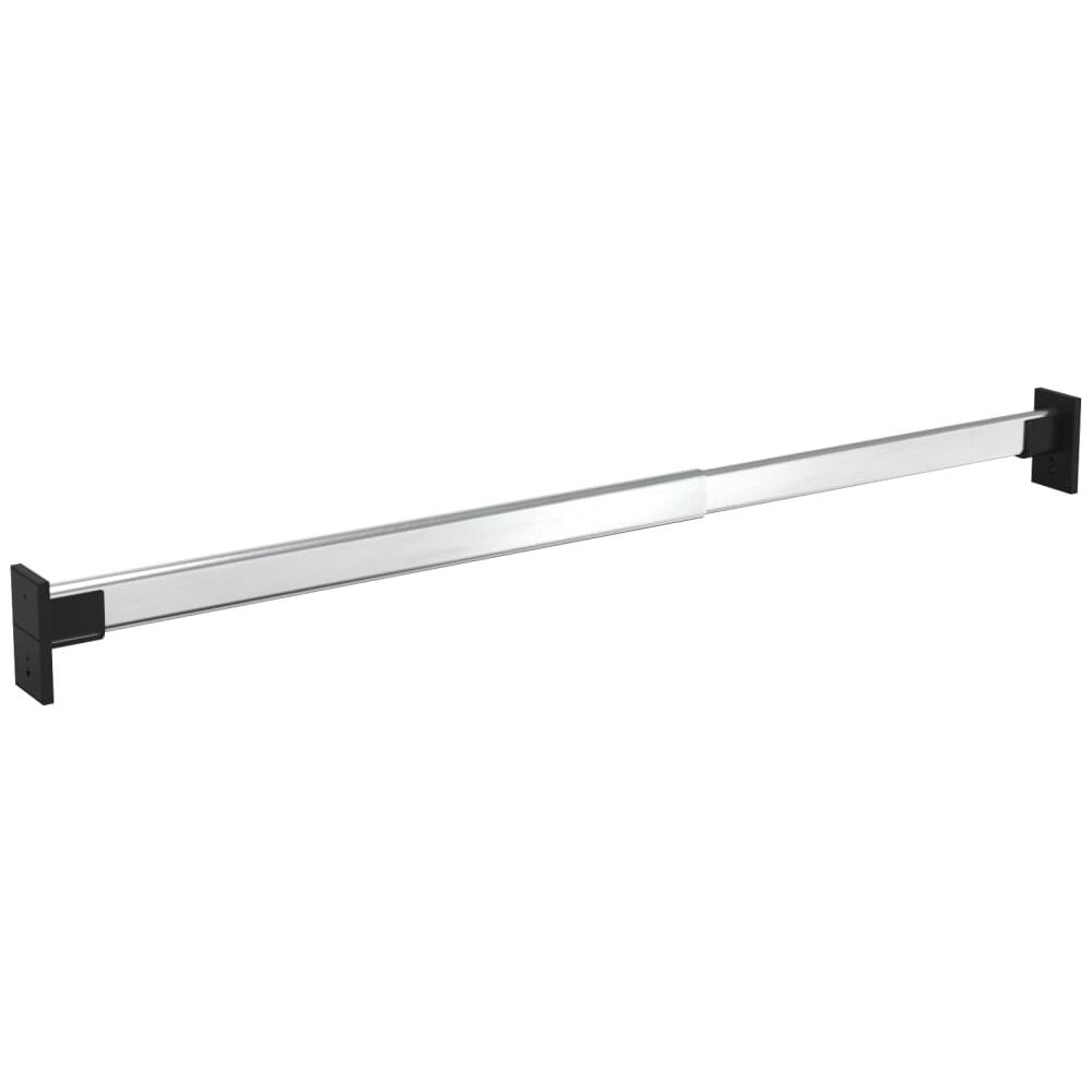 Aste Telescopiche Per Armadi 2 Pz Argento 58-100 Cm - Foto 2