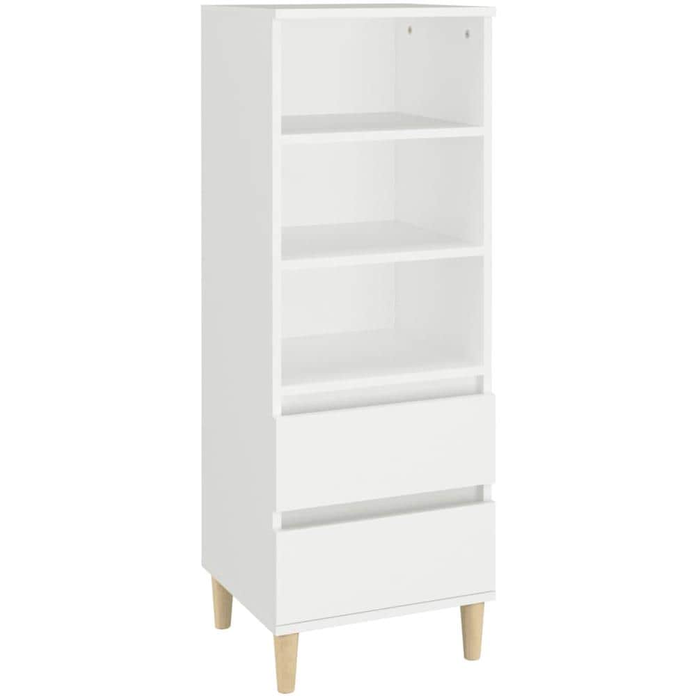 Credenza Bianco 40x36x110 Cm In Legno Multistrato - Foto 2