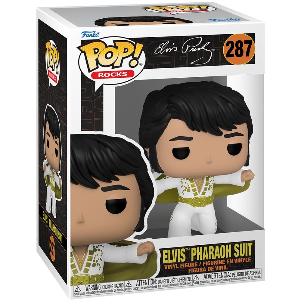 Elvis Presley Pop! Rocks Vinyl Figure Elvis Pharaoh Suit 9 Cm - Foto 2