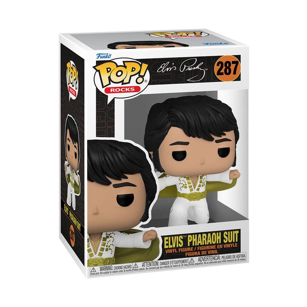 Elvis Presley Pop! Rocks Vinyl Figure Elvis Pharaoh Suit 9 Cm - Foto 1