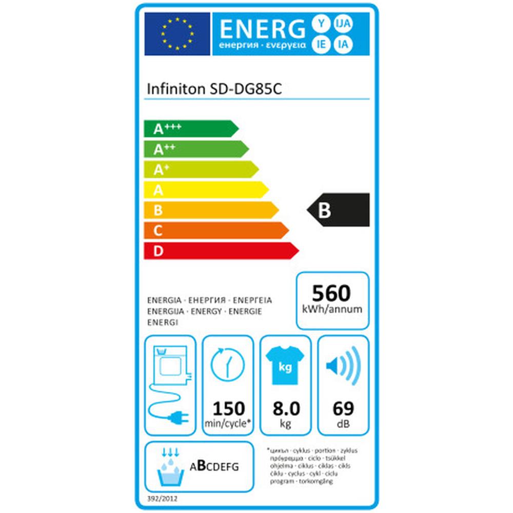 Asciugatrice SD-DG85C 8 Kg Classe B a Condensazione - Foto 2