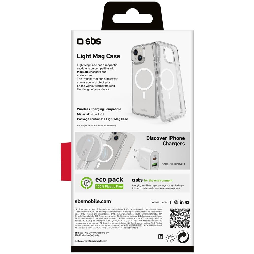 TELIGMAGIP1561T custodia per cellulare 15,5 cm (6.1"") Cover Trasparente per iPhone 15 - Foto 4