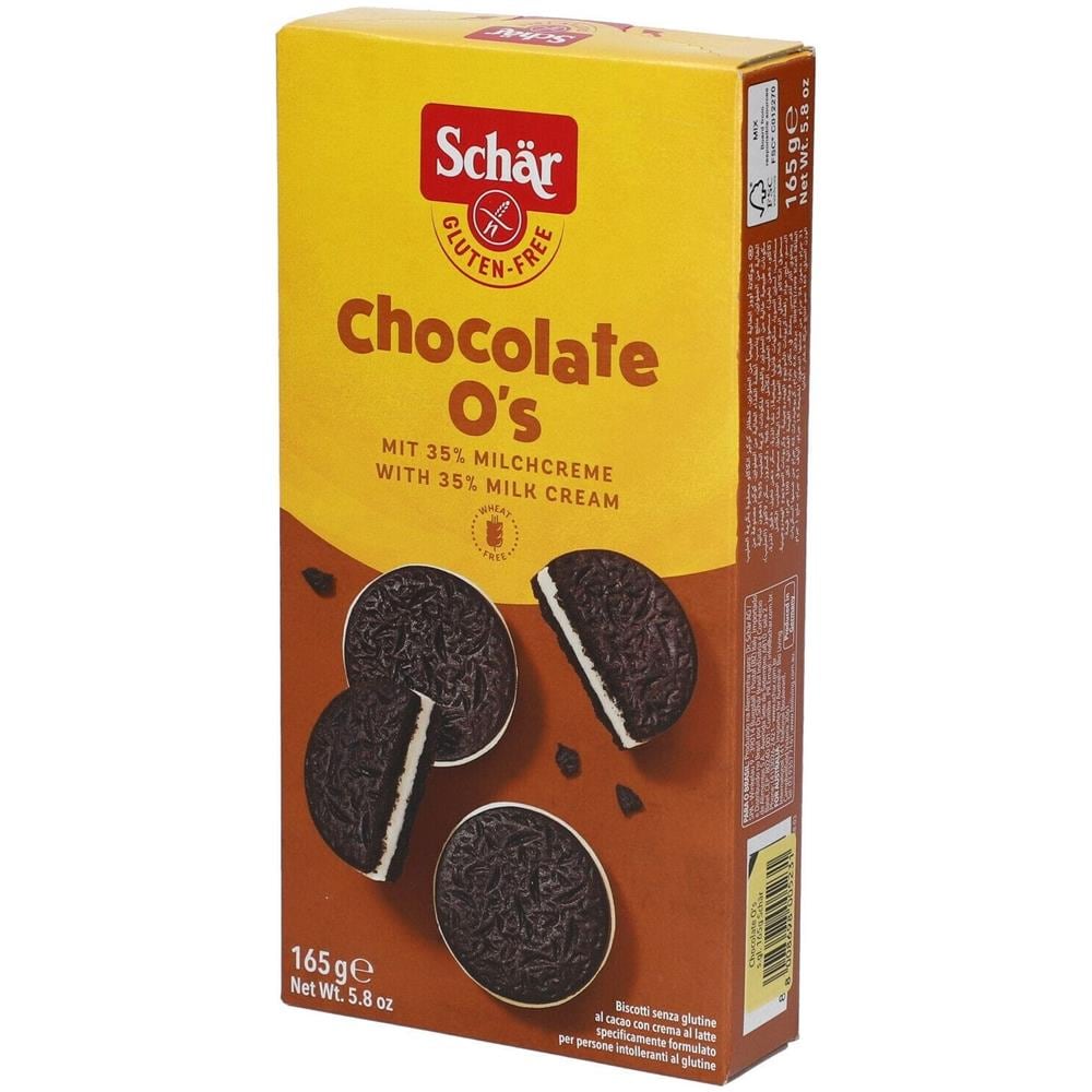 Chocolate O'S Biscotti al Cacao con Crema al Latte 165 g - Foto 1