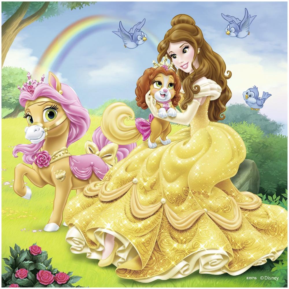 Puzzle Belle Cenerentola e Rapunzel 3 x 49 pz 18 x 18 cm 9346 - Foto 4