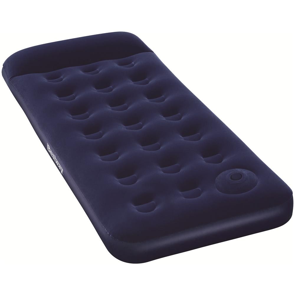 Materassino singolo in velluto gonfiabile con pompa - Foto 2