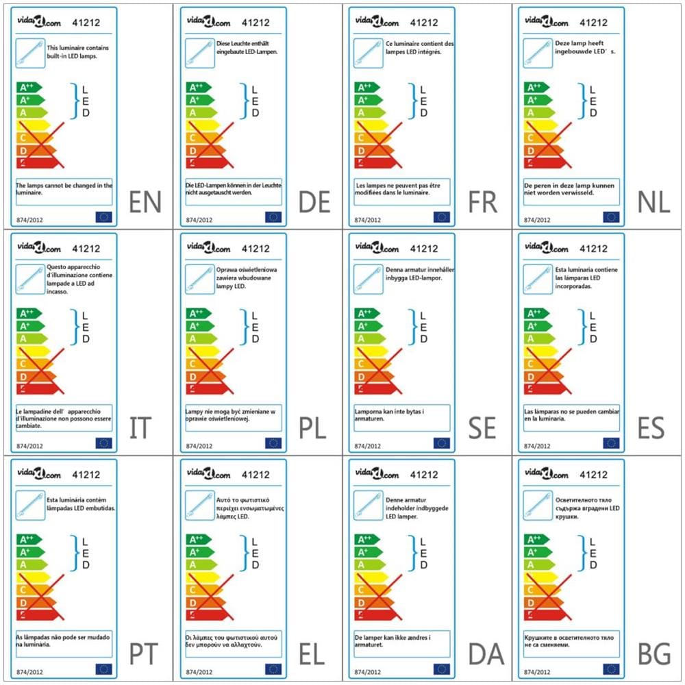 Luce Led Acquario Bianca 28 Cm - Foto 18