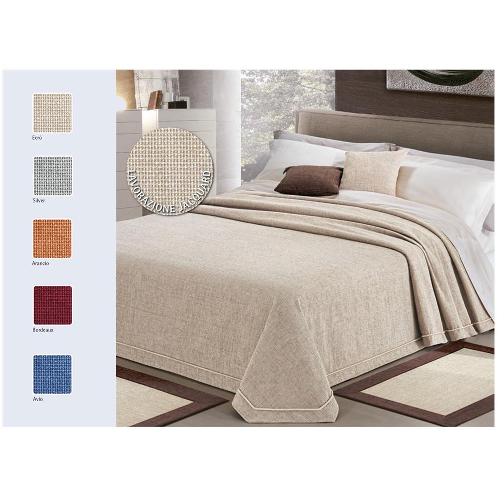 Copriletto Disegno Intreccio 260x270 Bordeaux - Foto 2