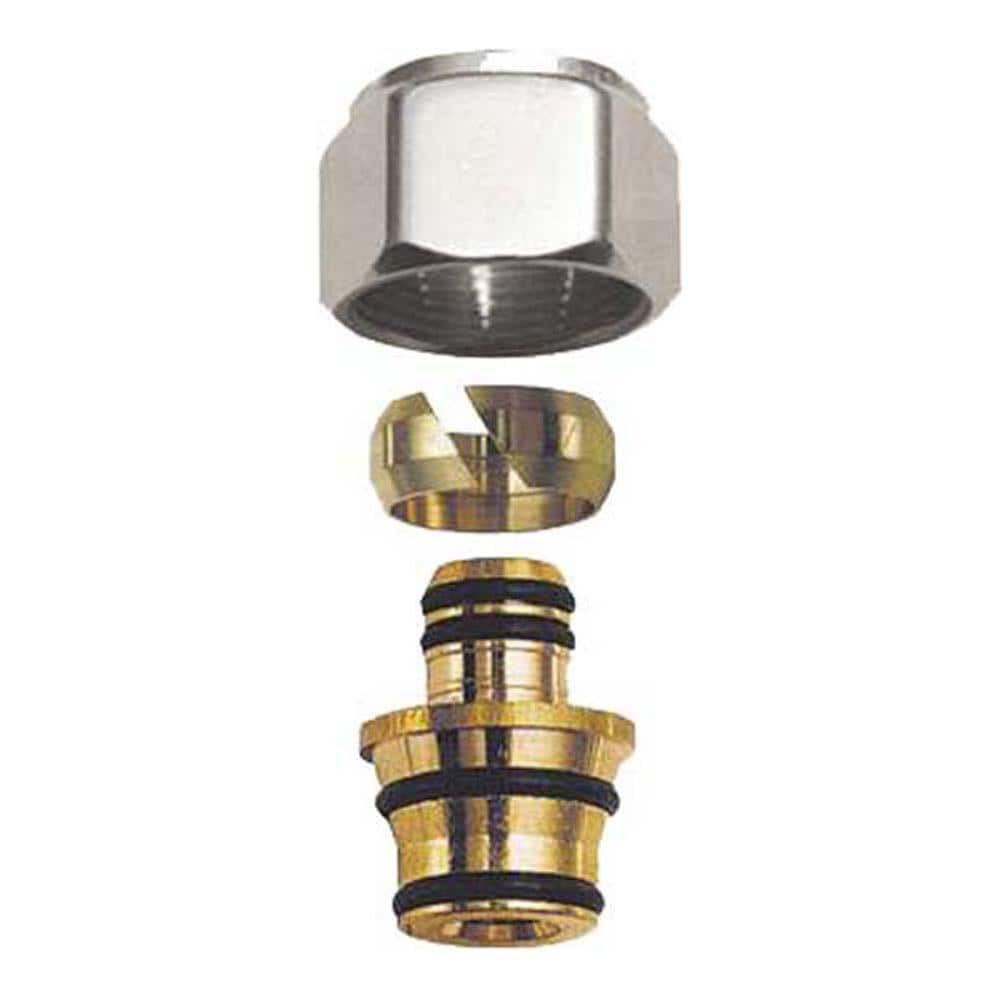 ADATTATORE PER TUBO MULTISTRATO CROMO-LUCIDO Diametro 16 x 2 - Foto 1