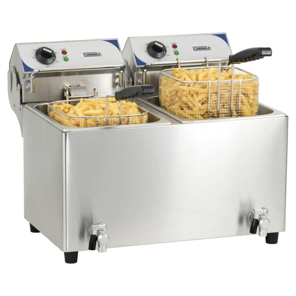 Friggitrice Doppia 14 Lt Rubinetto Olio - Foto 1