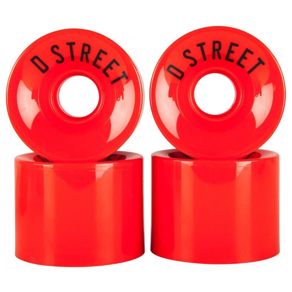 Ruote Longboard 59 Cents Red 4 Pz - Foto 1